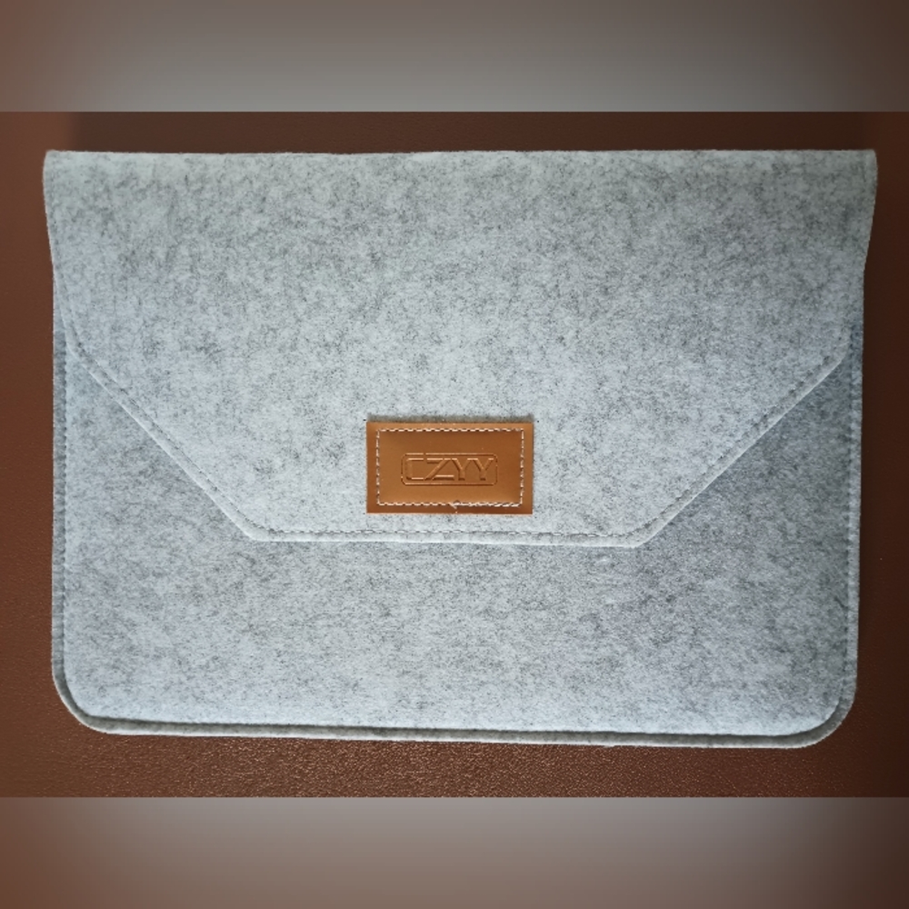 CZYY-Document/Laptop Felt Sleeve Case-Light Gray